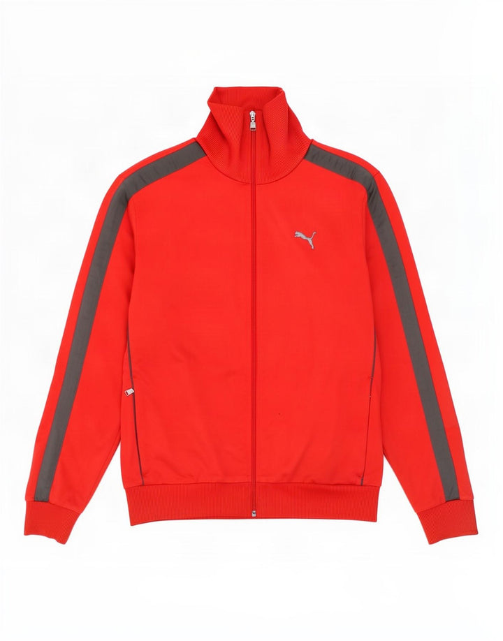 Puma Træningsdragt til mænd Topjakke Stor Rød Colourblock Polyester