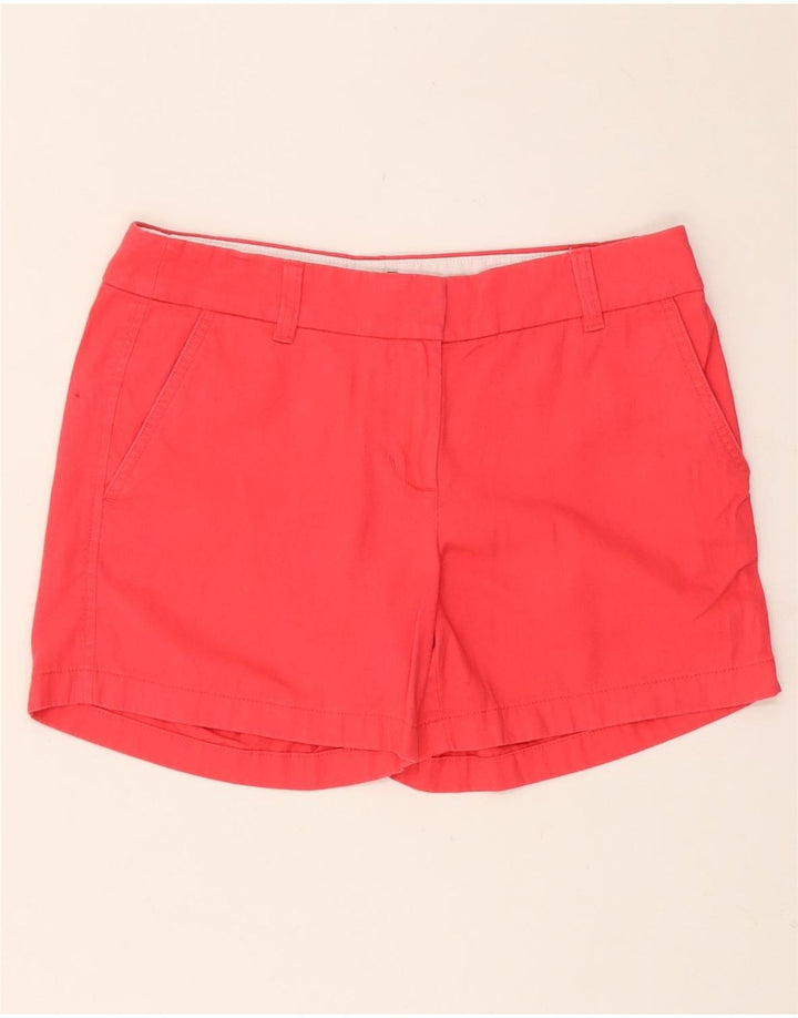 J. CREW Chino-shorts til kvinder US 4 Små W30 rød bomuld