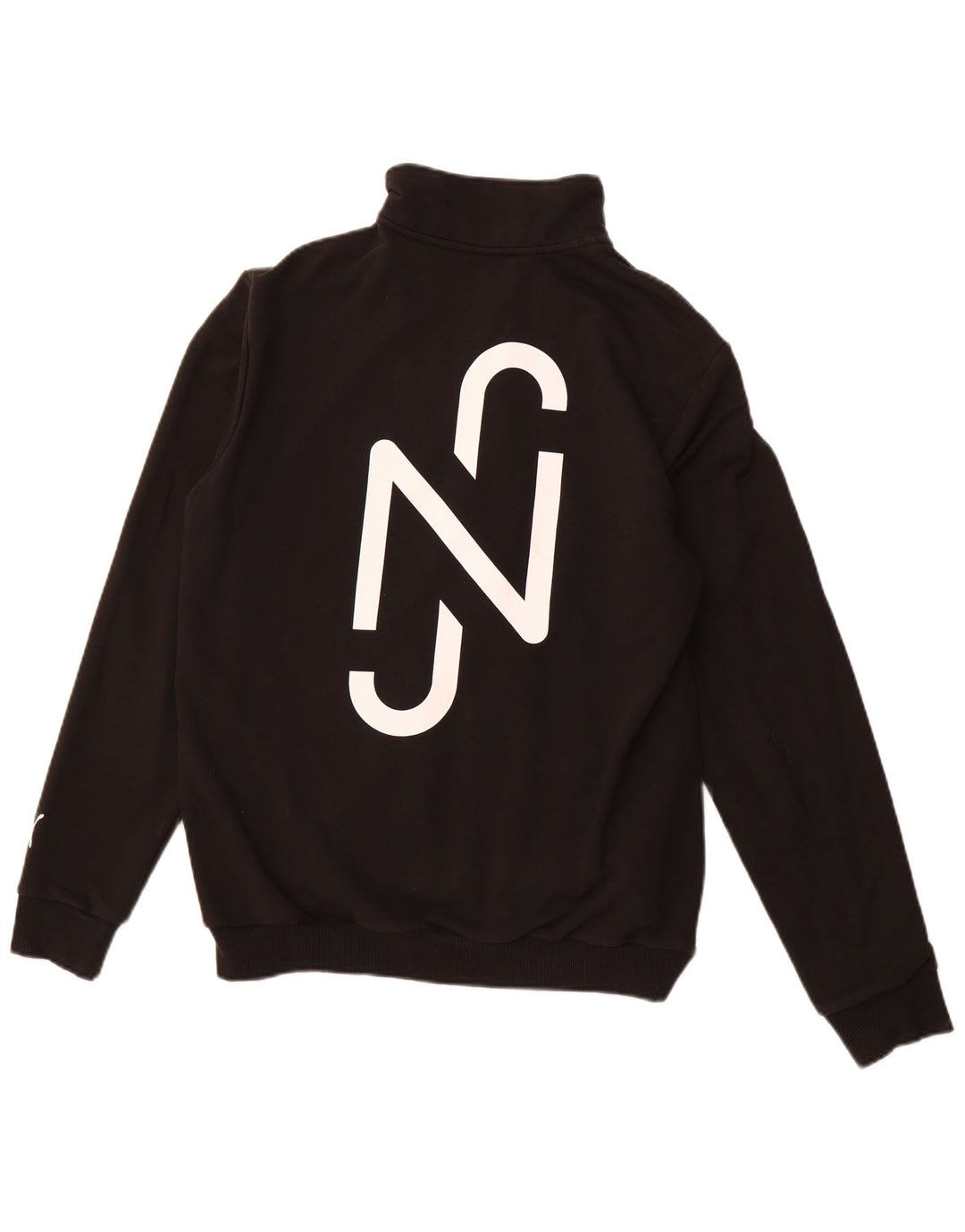 PUMA Grafisk træningsdragt til mænd, topjakke, stor sort