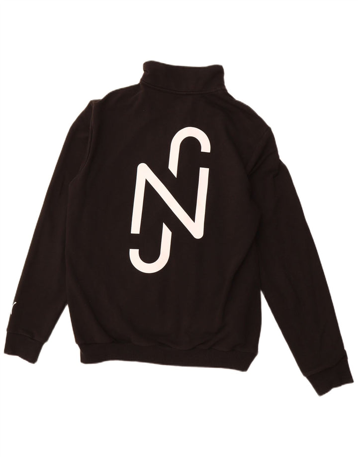 PUMA Grafisk træningsdragt til mænd, topjakke, stor sort