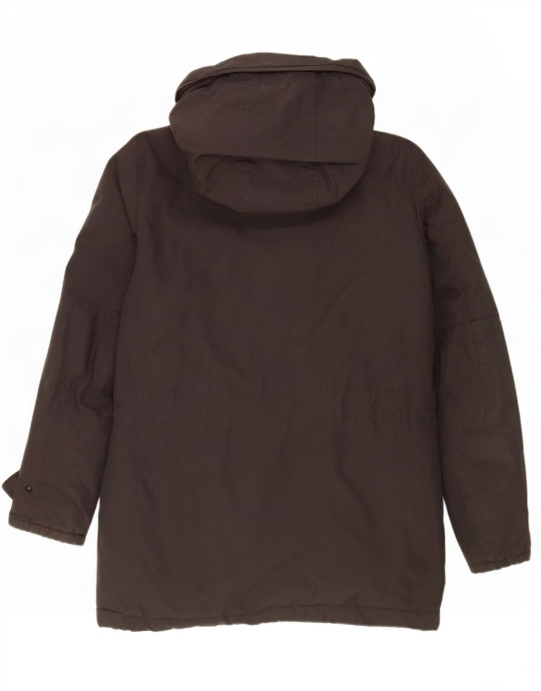 Woolrich Herre hættepolstret frakke UK 36 Small Grey Cotton
