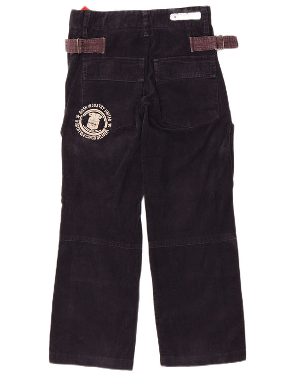Dockers Drenge Loose Fit Cargo Corduroy Bukser 8-9 år W26 L19 Navy Blue