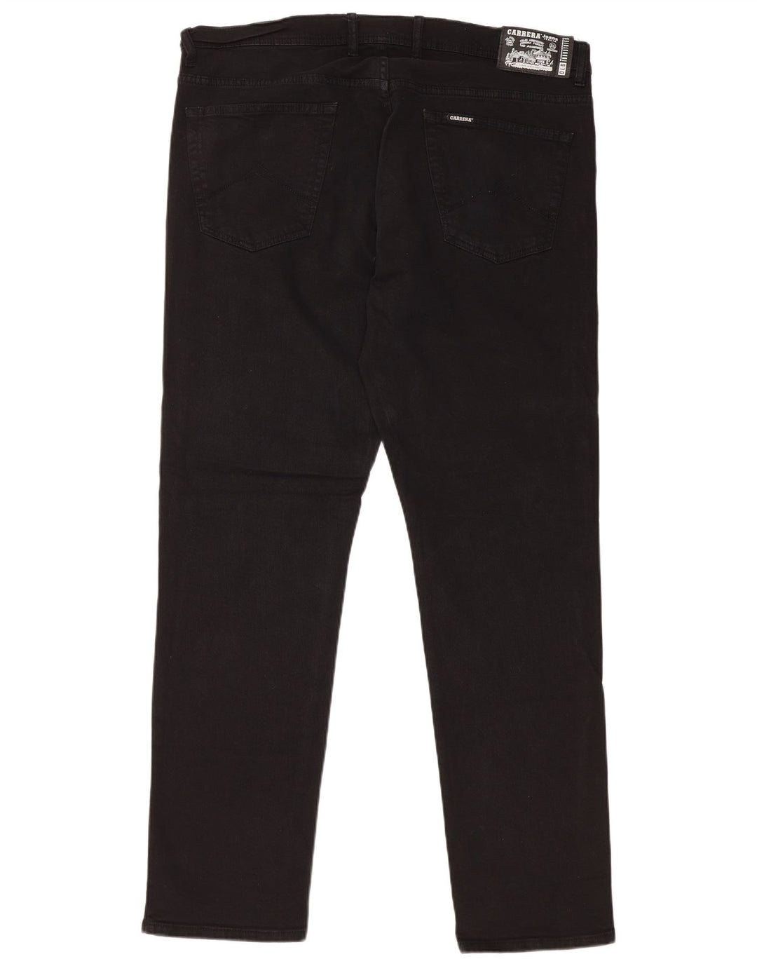 Carrera Mens 717 Slim Jeans W38 L32 Sort Bomuld