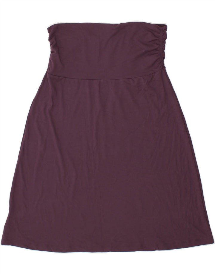 EDDIE BAUER Womens Strapless Dress UK 10 Small Purple Polyester Vintage Eddie Bauer and Second-Hand Eddie Bauer from Messina Hembry 