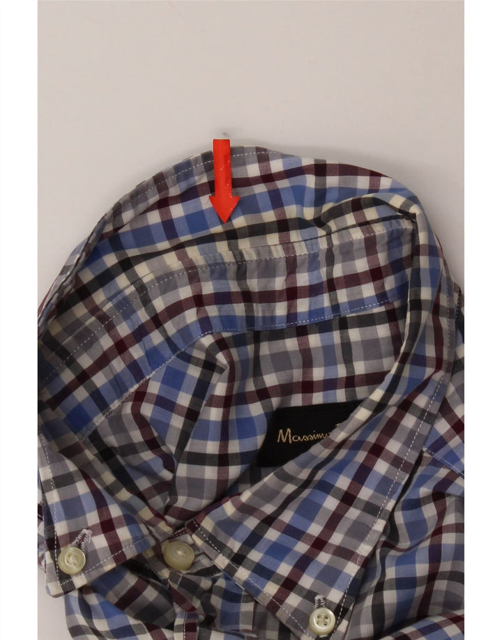 Massimo Dutti Herreskjorte Stor blå ternet