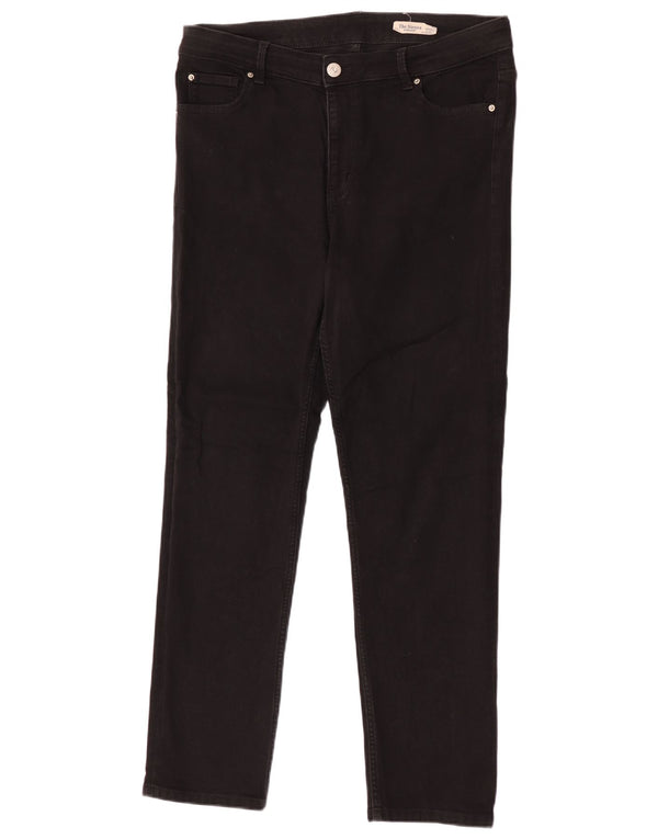 Marks & Spencer Womens The Sienna Straight Jeans UK 16 Large W34 L29 Black