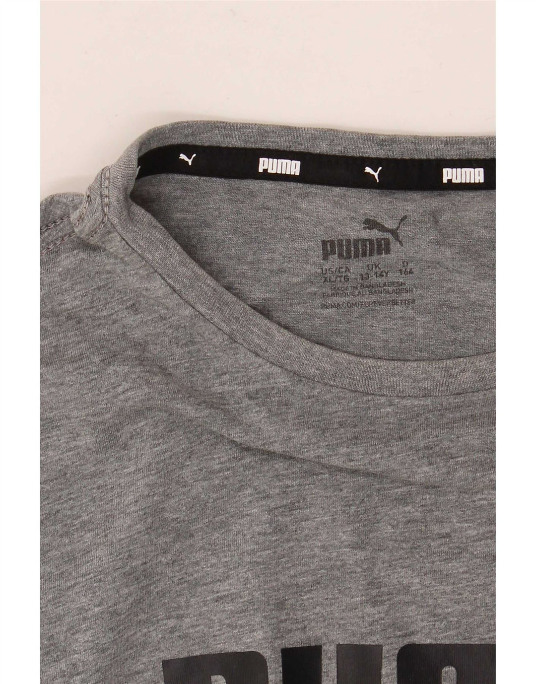 Puma drenge grafisk t-shirt top 13-14 år grå