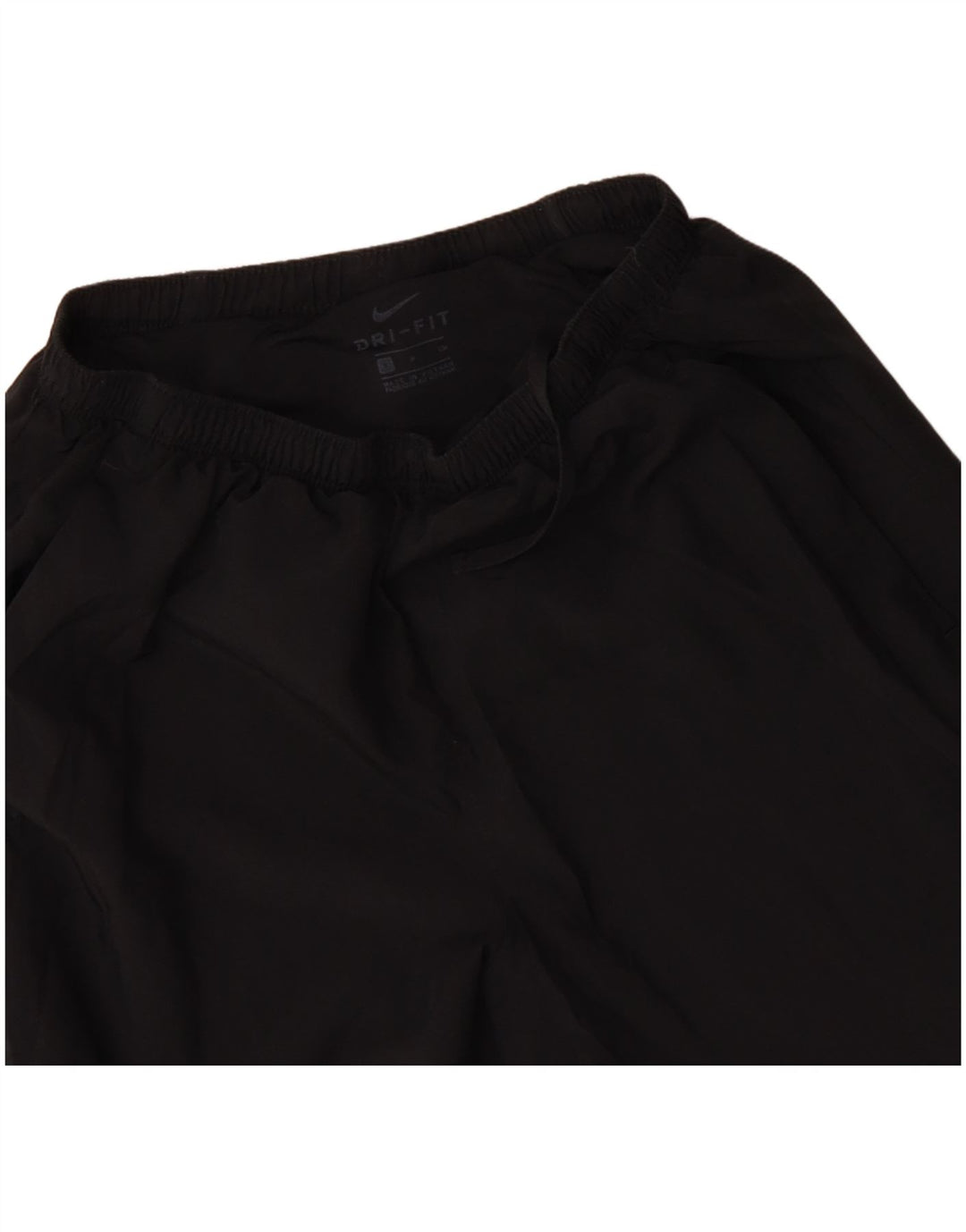NIKE Dame Dri Fit Sportshorts UK 8 Small Black Polyester