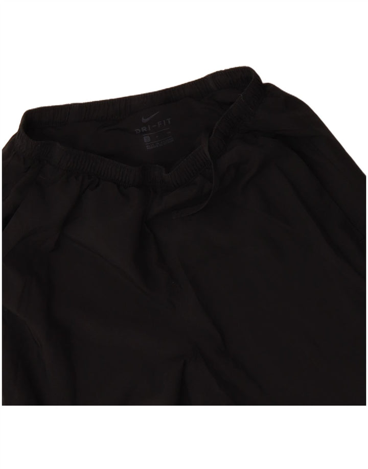 NIKE Dame Dri Fit Sportshorts UK 8 Small Black Polyester