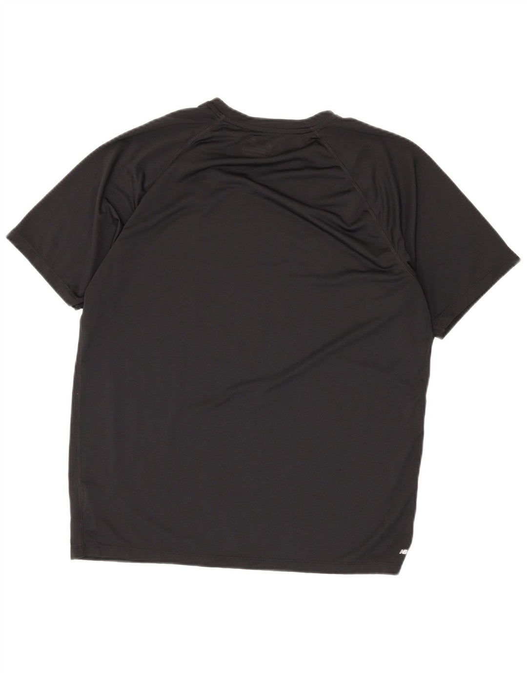New Balance Herre Grafisk T-Shirt Top Stor Sort Polyester