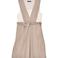 LIU JO Womens Sleeveless A-Line Dress IT 44 Medium Grey Colourblock Cotton | Vintage Liu Jo | Thrift | Second-Hand Liu Jo | Used Clothing | Messina Hembry 