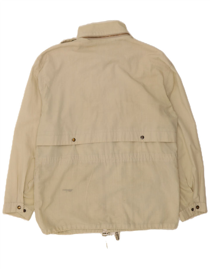 VINTAGE Mens Utility Jacket UK 40 Large Beige Vintage Vintage and Second-Hand Vintage from Messina Hembry 