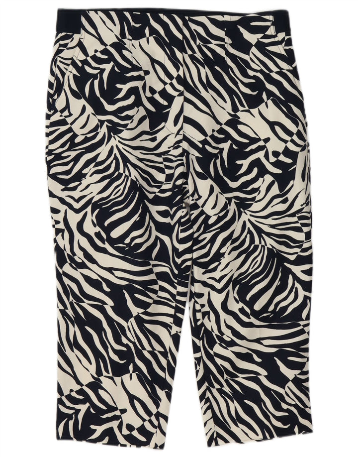 Marks & Spencer Dame Capri Bukser UK 16 Large W36 L20 Sort