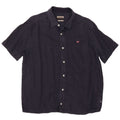 Napapijri Herre kortærmet Regular Fit skjorte Medium Navy Blue