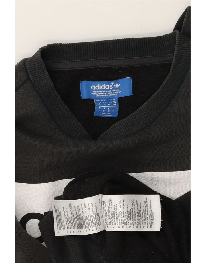 Adidas grafisk sweatshirt til mænd, lille grå bomuld
