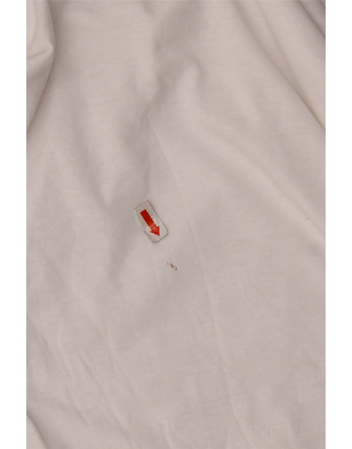 JACK & JONES Herre T-Shirt Top Medium Hvid Bomuld