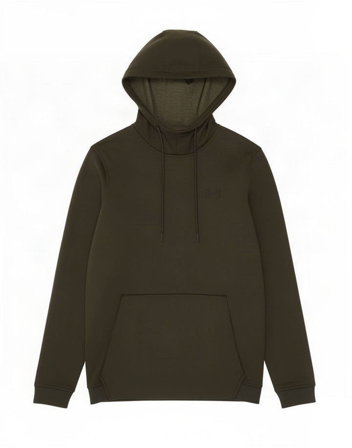 Under Armour Herre Cold Gear Hoodie Jumper Lille Grøn Polyester