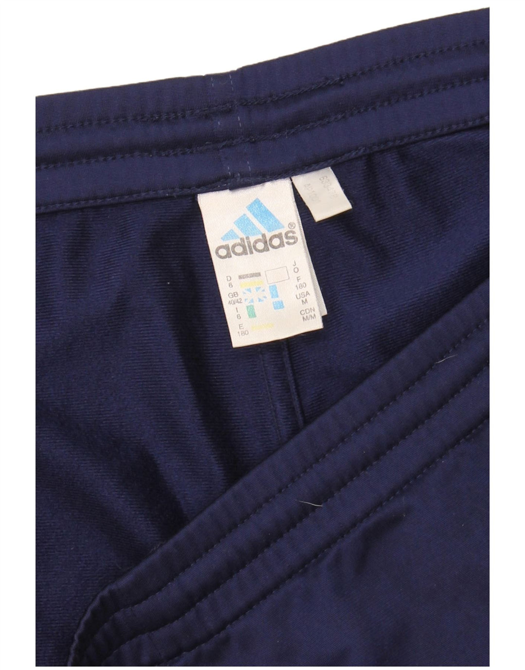 ADIDAS Mens Tracksuit Trousers Joggers UK 40/42 Medium Navy Blue Polyester