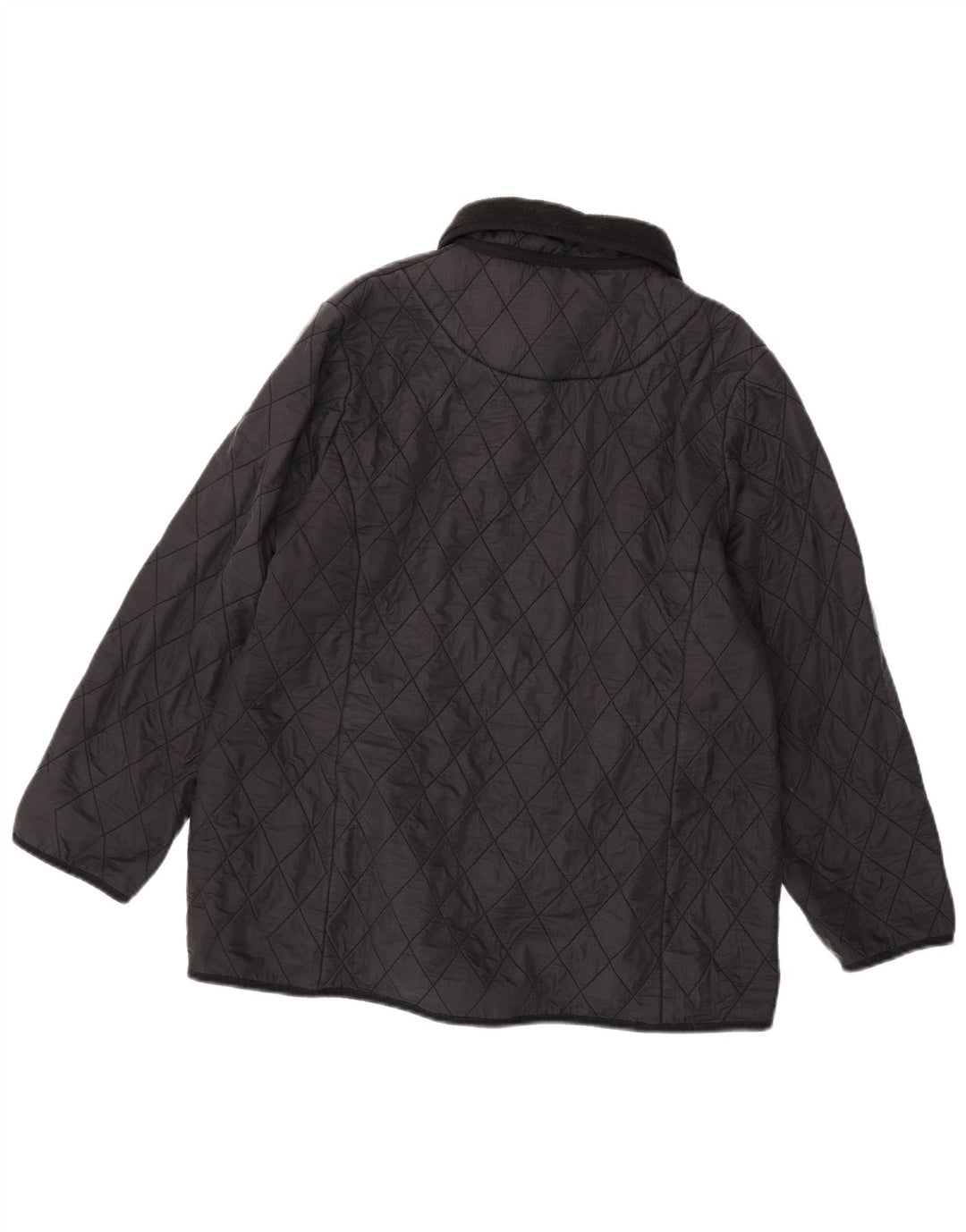 BARBOUR Quiltet jakke til kvinder UK 20 2XL Sort polyamid