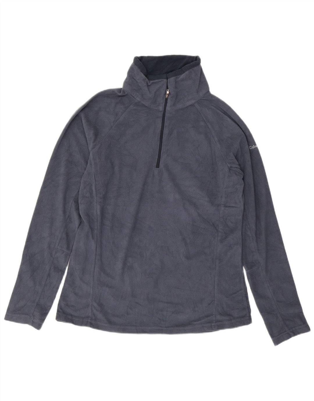 Columbia Herre lynlås hals fleece jumper stor marineblå polyester