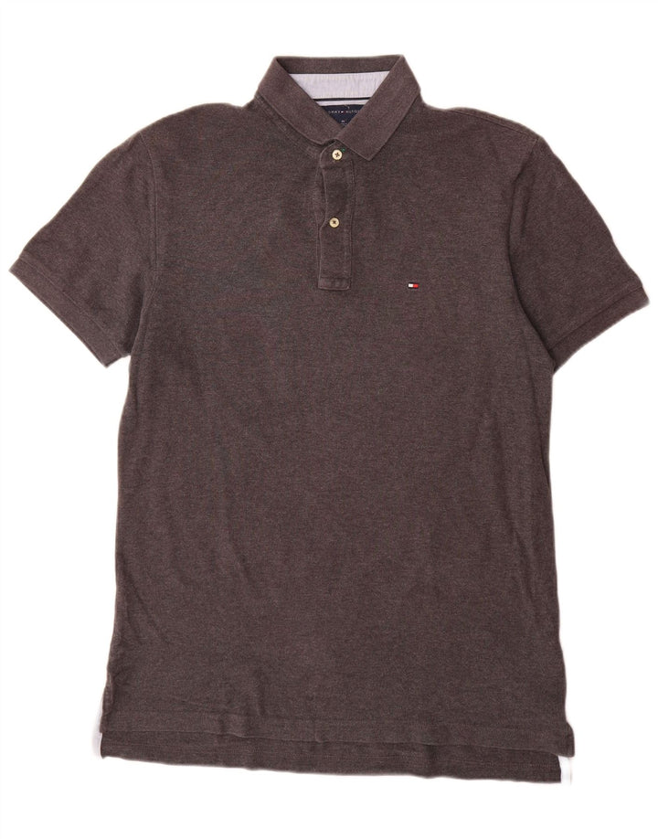 Tommy Hilfiger herre poloshirt mellemgrå bomuld