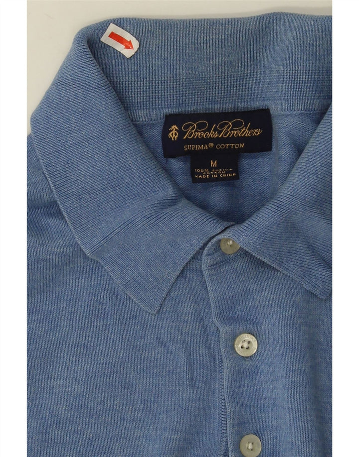 Brooks Brothers herre poloshirt mellemblå bomuld