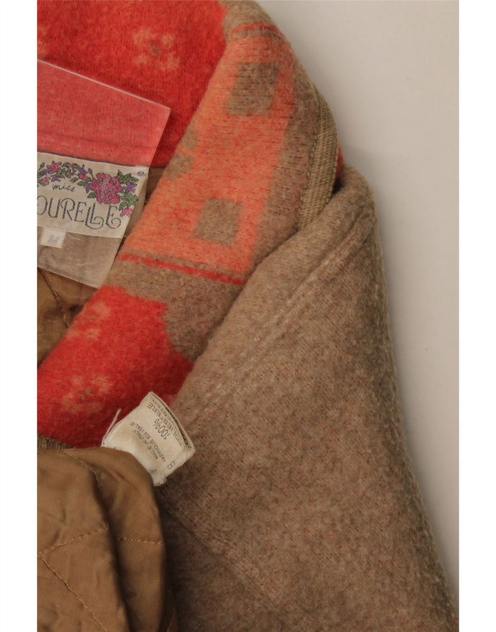 Amourelle Dame Overfrakke UK 14 Medium Flerfarvet Fair Isle Novelty