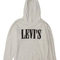 Levi's Grafisk hættetrøje til mænd, lille hvid bomuld
