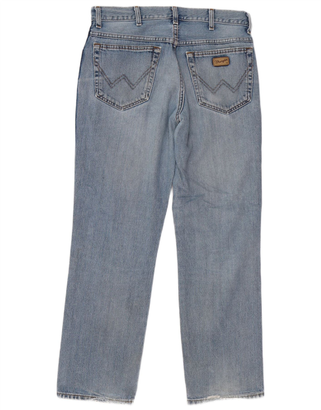 Wrangler Straight Jeans til mænd W33 L30 blå bomuld