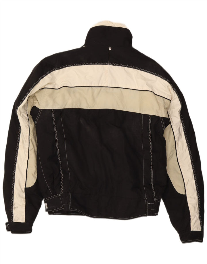 Vintage Skijakke til mænd IT 48 Medium Sort Colourblock Polyester