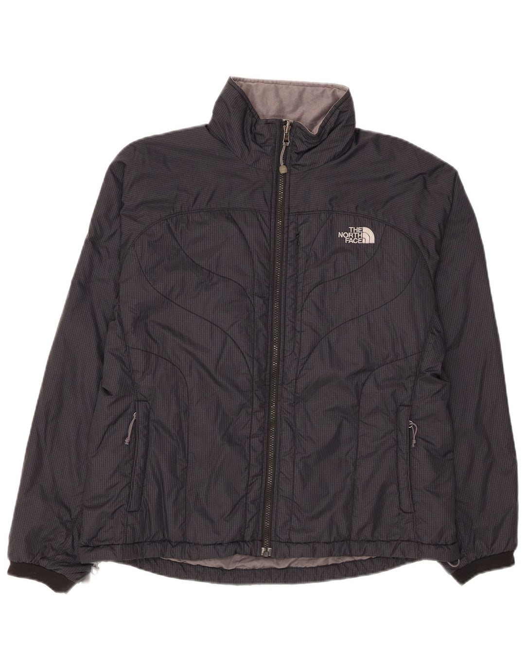 The North Face Dame Polstret Jakke UK 16 Stor sort Ternet Nylon