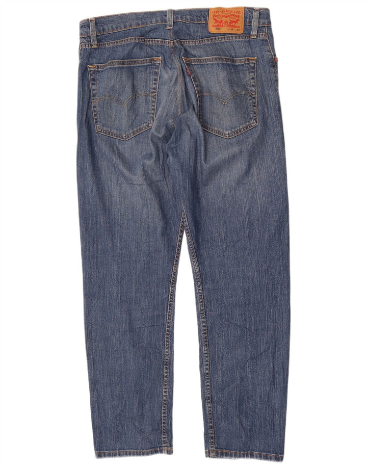 Levi's Herre 502 tilspidsede jeans W36 L32 blå bomuld