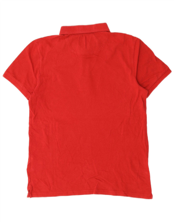 Lyle & Scott herre poloshirt Medium rød bomuld