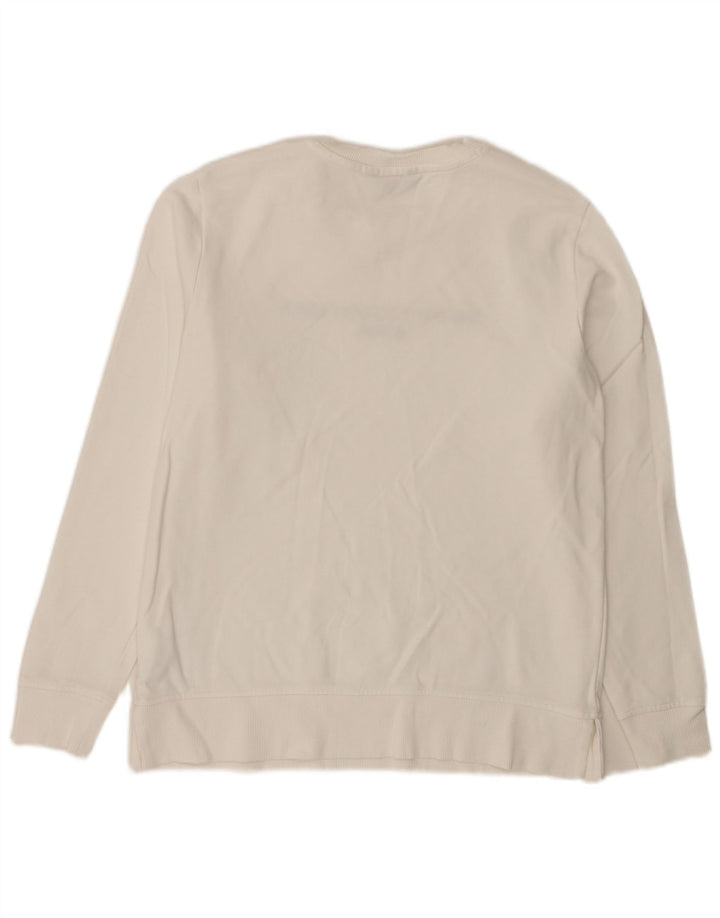 Tommy Hilfiger Herre Grafisk Sweatshirt Jumper Lille Hvid Bomuld
