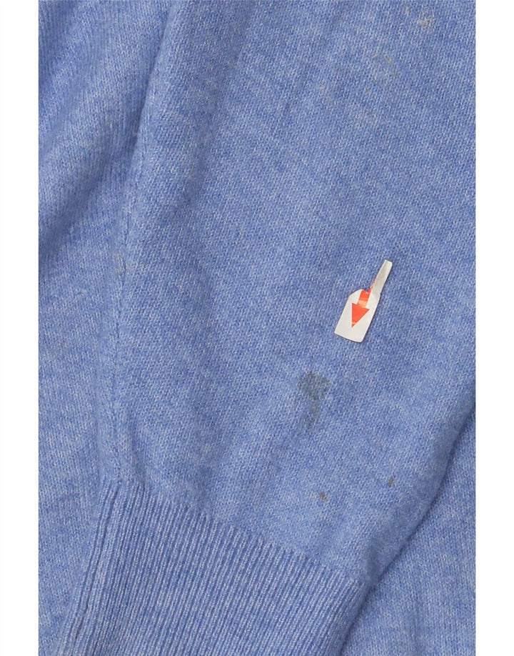 Marks & Spencer Herre rullehals sweater Medium blå polyester