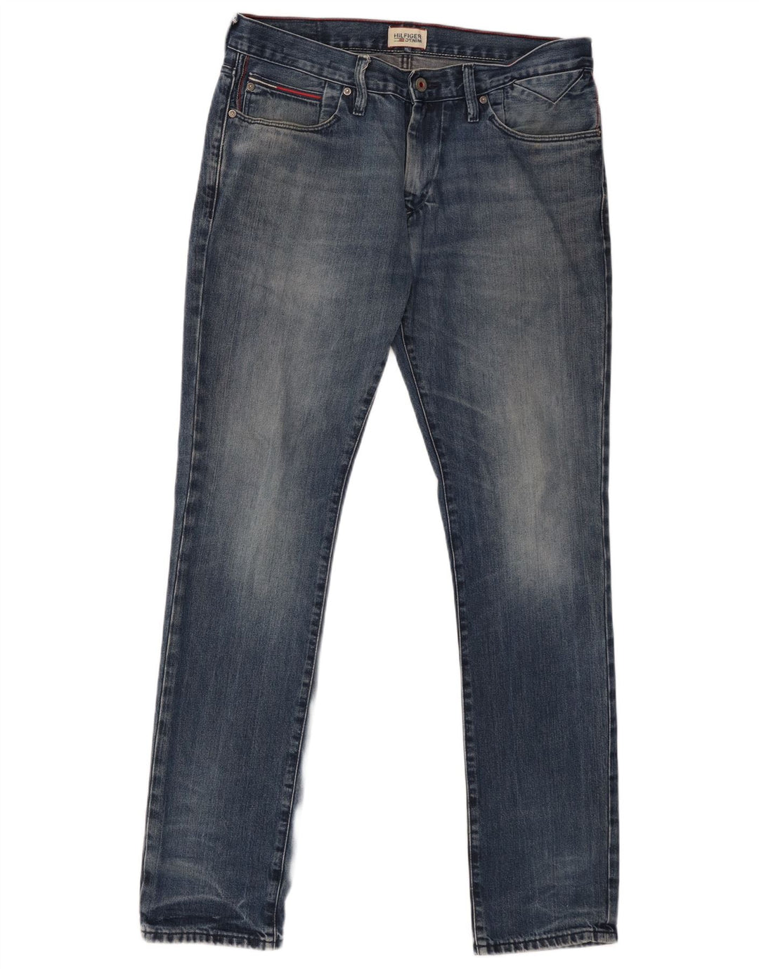 Tommy Hilfiger Herre Slim Jeans W33 L34 Marineblå