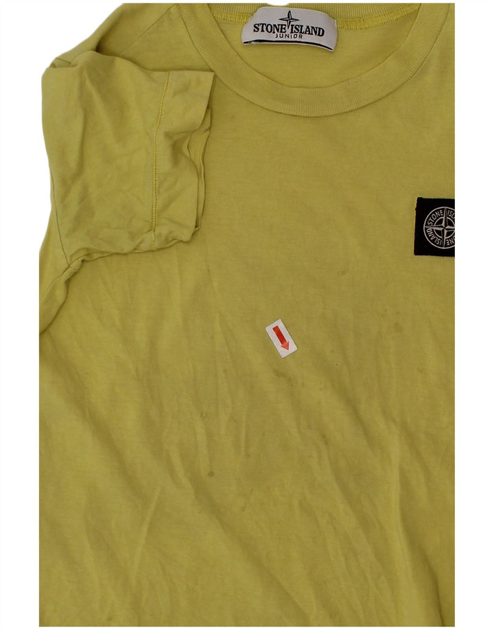 STONE ISLAND Drenge T-Shirt Top 3-4 År Grøn