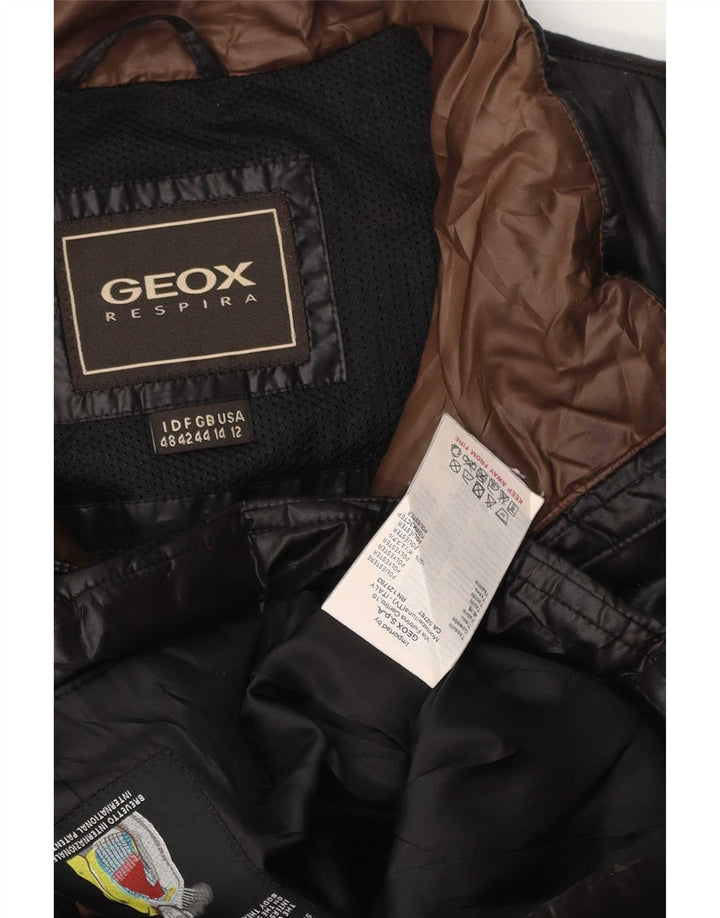 Geox Womens Respira Polstret jakke UK 14 Large Black Polyester
