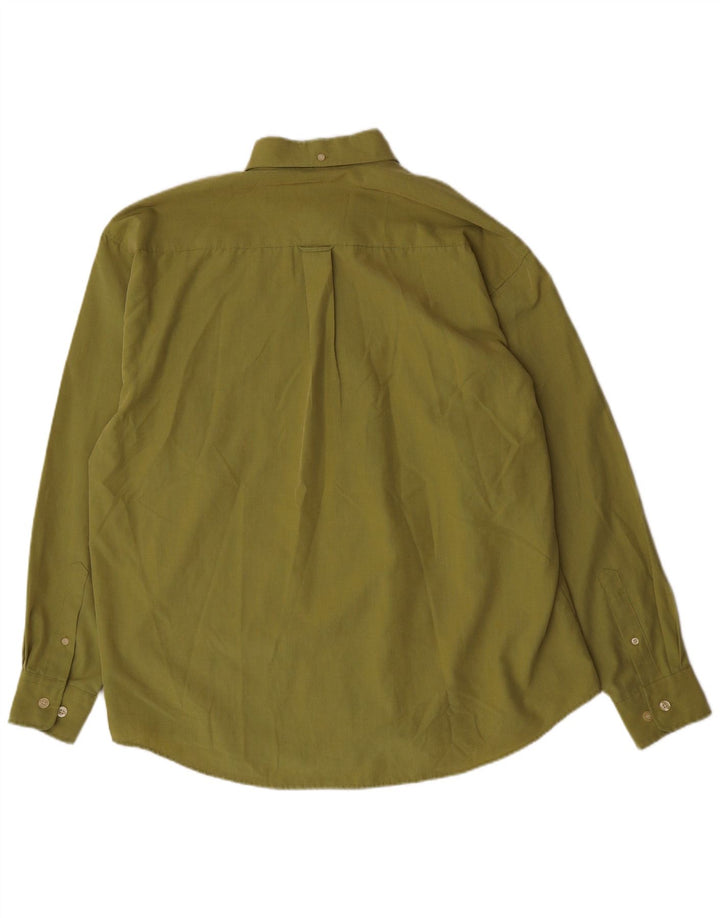 BEN SHERMAN Herreskjorte XL Grøn Houndstooth