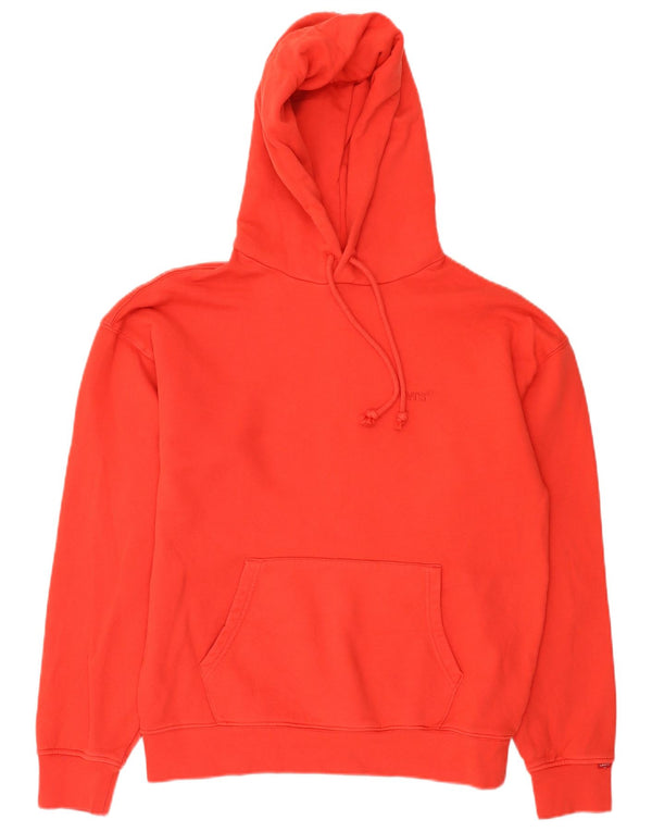 Levi's Herre Relaxed Fit Hoodie Jumper XS Rød Bomuld
