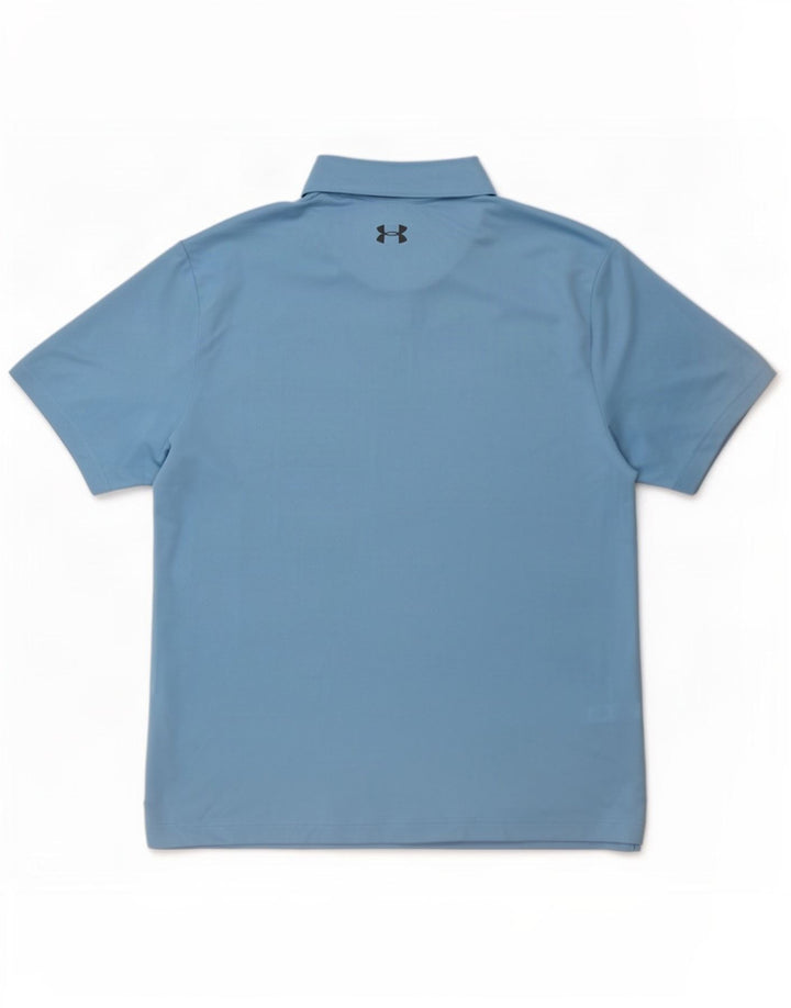 Under Armour Herre Polo Shirt Stor Blå Polyester