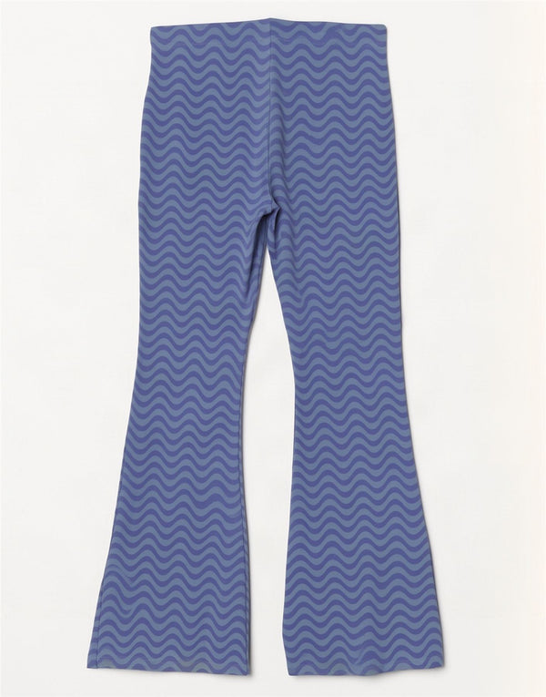 Marks & Spencer Girls Flare Leggings 13-14 år Blue Chevron Cotton