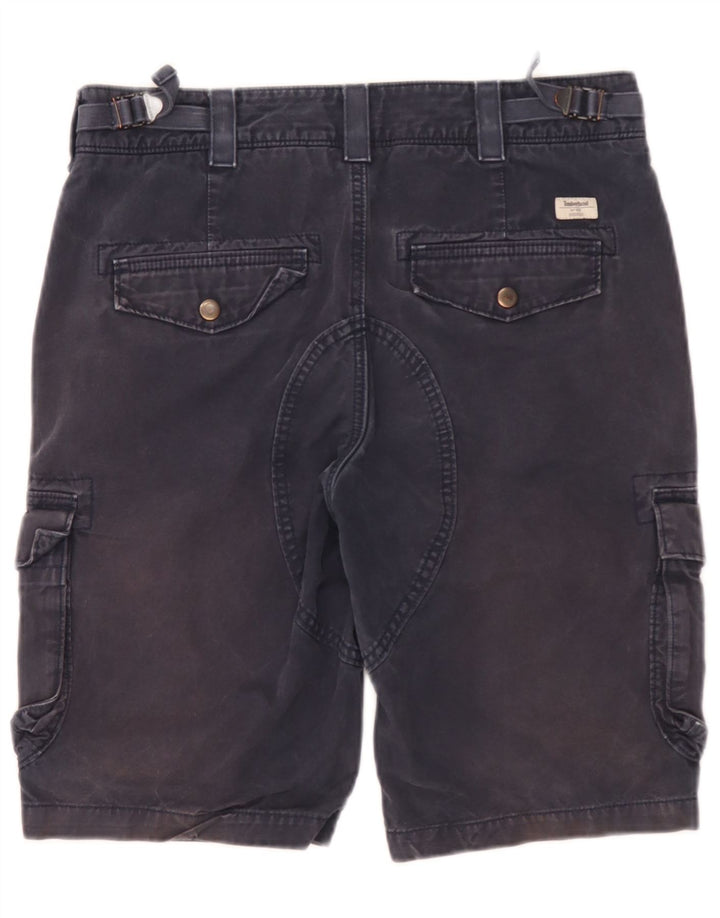 Timberland Herre Cargo Shorts W32 Mellem marineblå bomuld