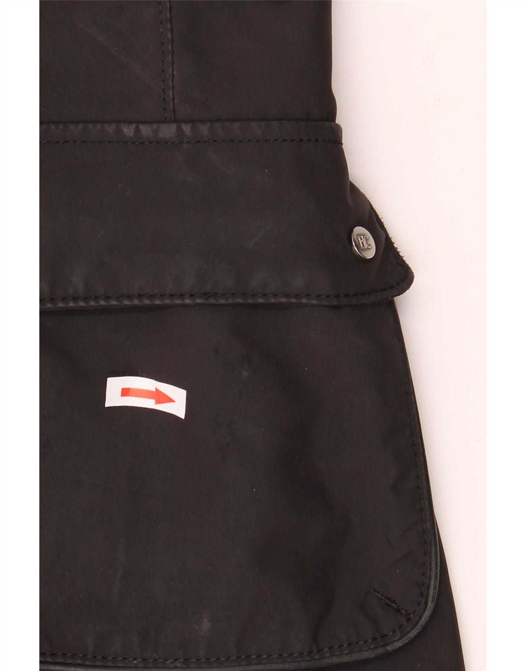 Henry Cottons Dame Overfrakke IT 40 Lille Sort Polyester