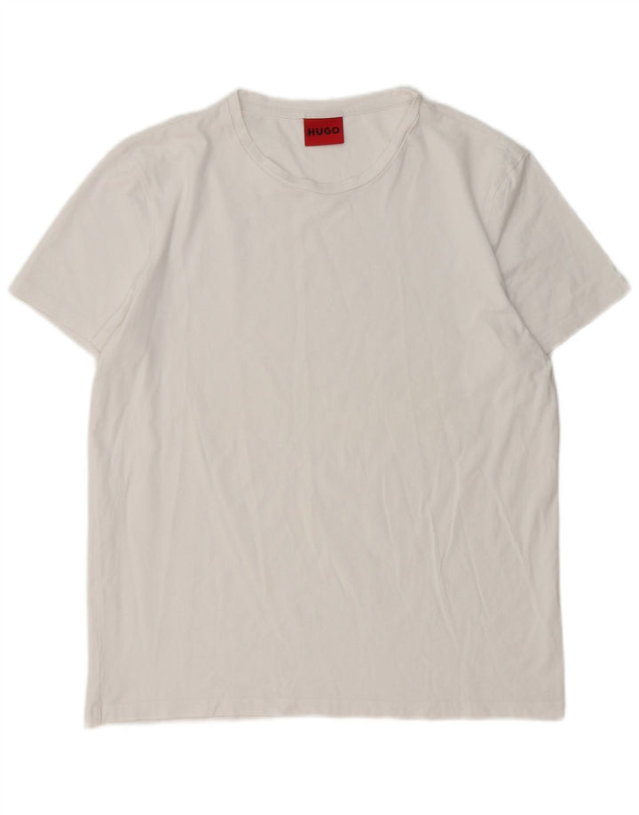 Hugo Boss Herre T-Shirt Top XL Hvid