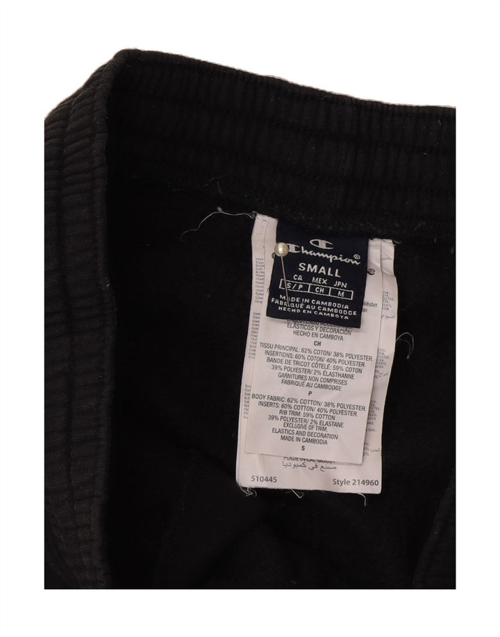 CHAMPION Mens Tracksuit Trousers Joggers Small Black Cotton Vintage Champion and Second-Hand Champion from Messina Hembry 