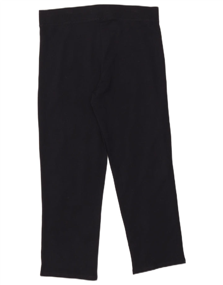 Marks & Spencer Womens Leggings UK 14 Large Navy Blue Cotton