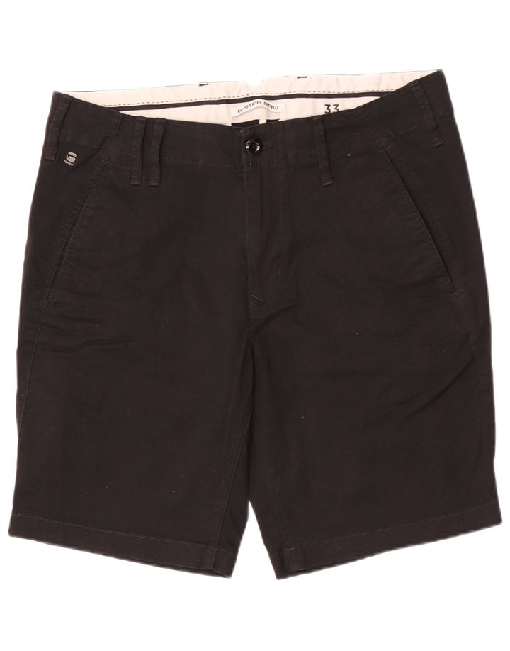 G-Star Herre Chino Shorts W33 Medium Sort Bomuld