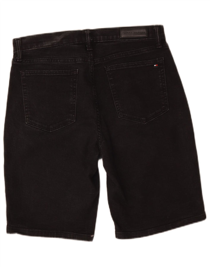Tommy Hilfiger Dame Bermuda Slim Denim Shorts W29 Medium Sort Bomuld