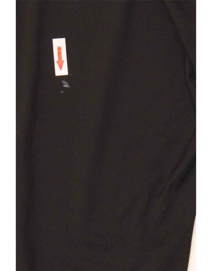 Asics Dame Capri Leggings UK 12 Medium Sort Polyester